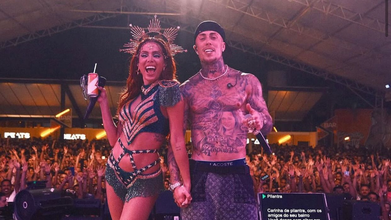 MC Daniel posta fotos ao lado de Anitta e brinca: ‘Proibido shippar’